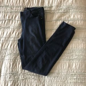 High waisted skinny jeans